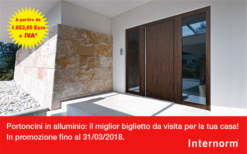 PROMOZIONE PORTONCINI INTERNORM!