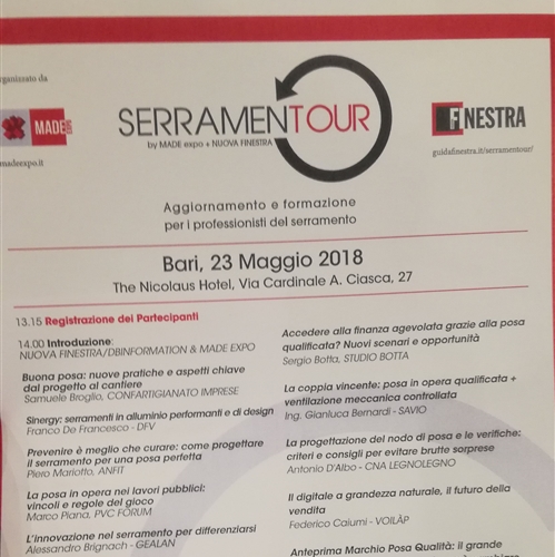 Serramentour- 23 maggio 2018